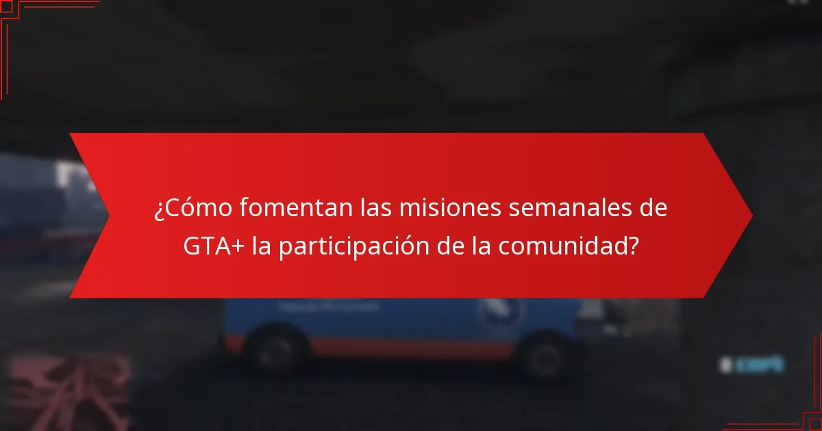 ¿Qué recompensas pueden ganar los jugadores en las misiones semanales de GTA+?