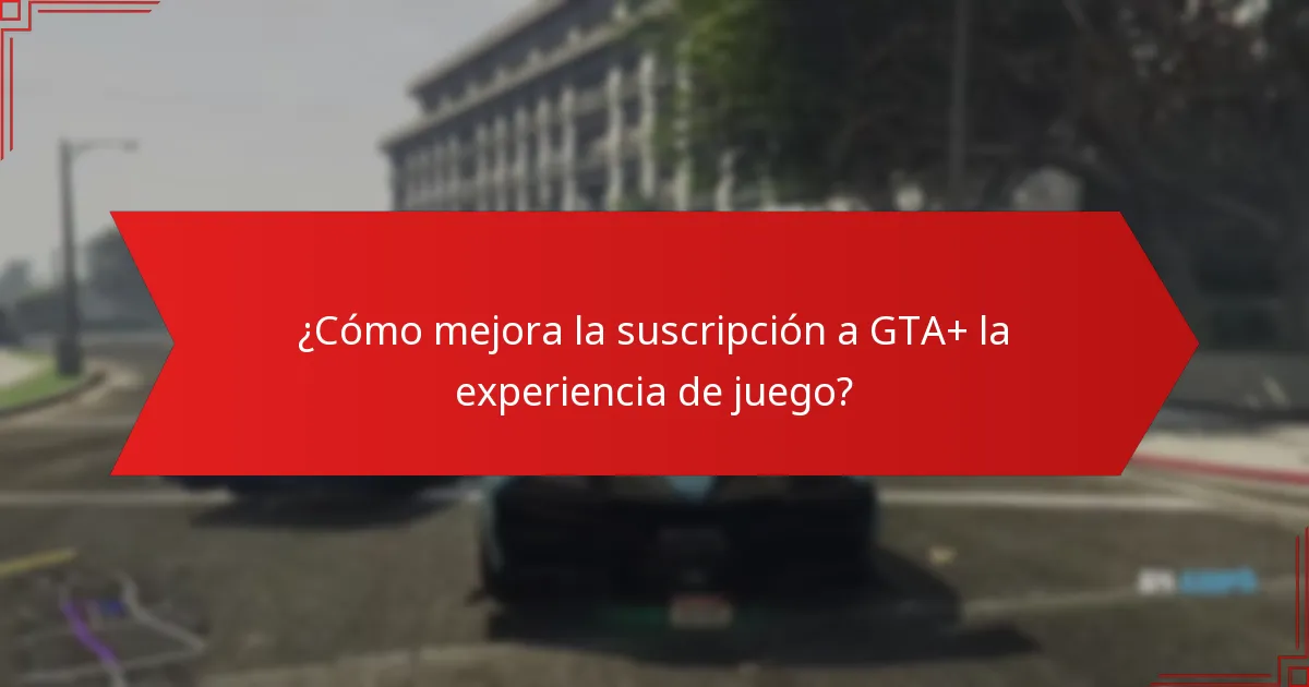 ¿Qué recompensas se pueden reclamar esta semana con GTA+?
