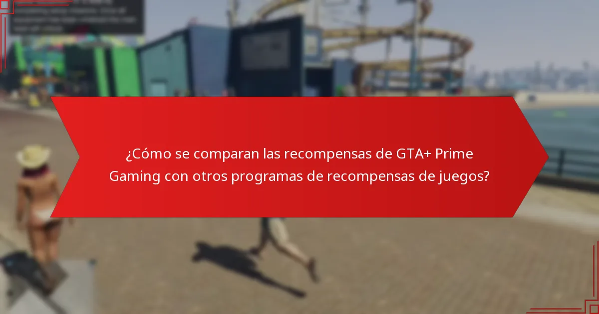 ¿Qué artículos están disponibles a través de las recompensas de GTA+ Prime Gaming?