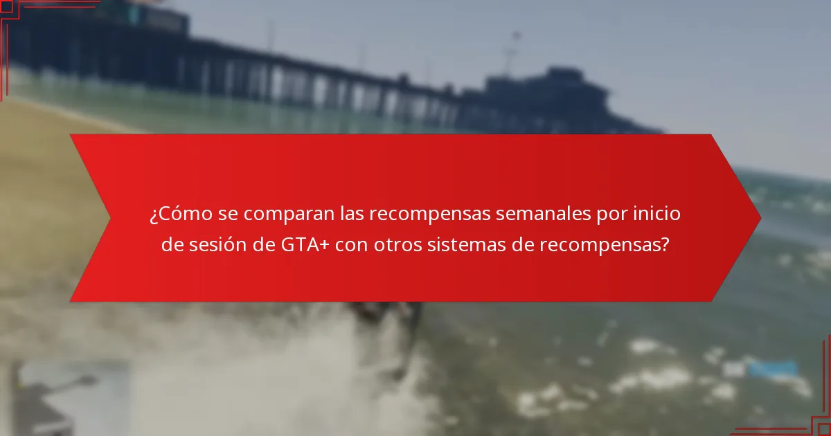 ¿Qué tipos de regalos se ofrecen en las recompensas semanales por inicio de sesión de GTA+?