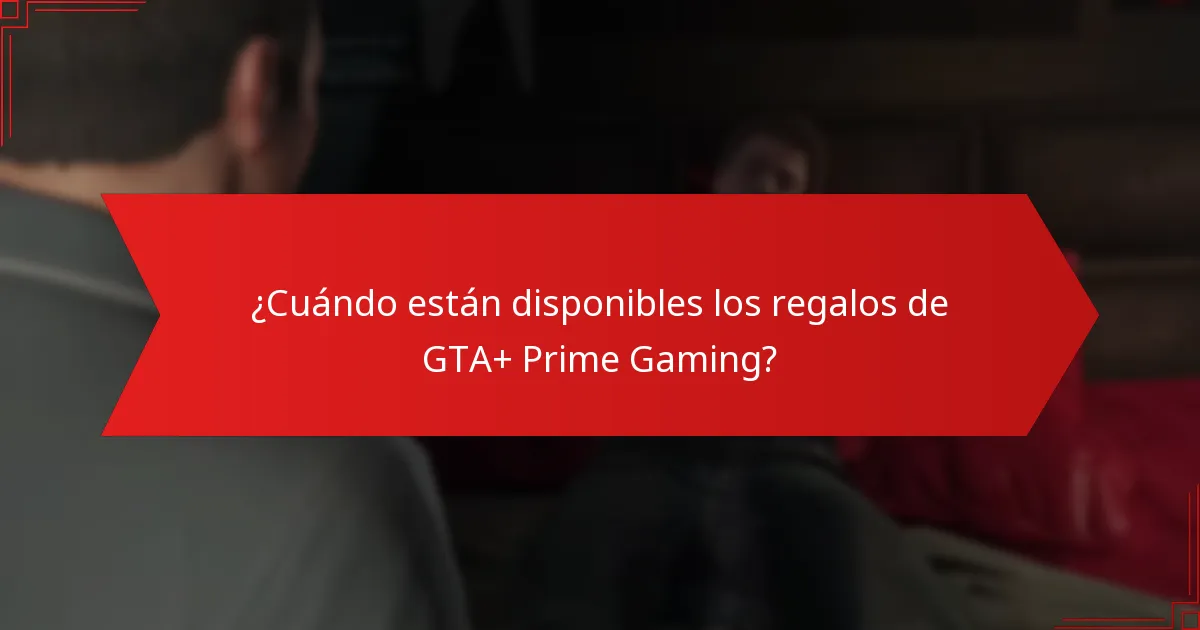 ¿Qué tipos de regalos puedes reclamar a través de GTA+ Prime Gaming?